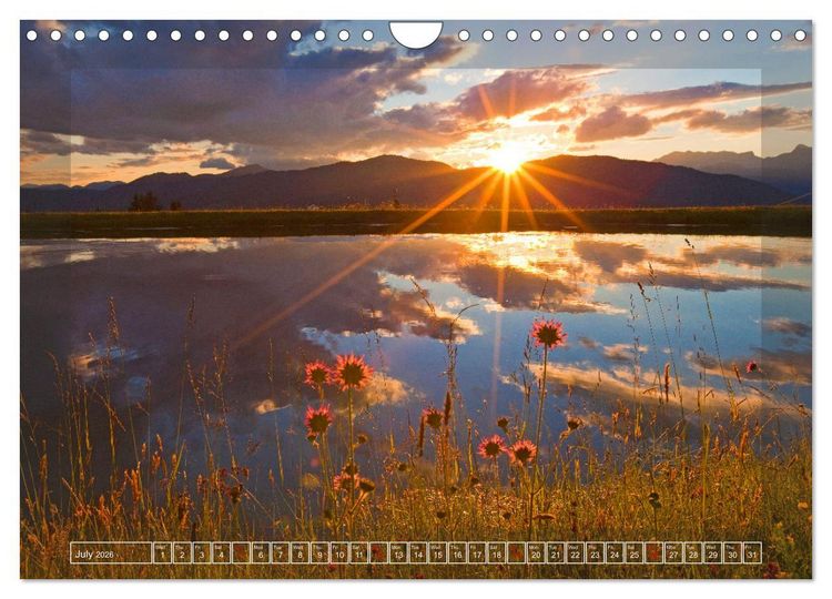 Produktbild: When the sun rises and sets (Wall Calendar 2026 DIN A4 landscape), CALVENDO 12 Month Wall Calendar