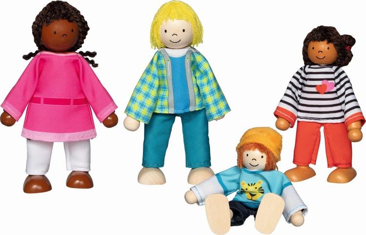 Produktbild: Biegepuppen Interkulturelle Familie