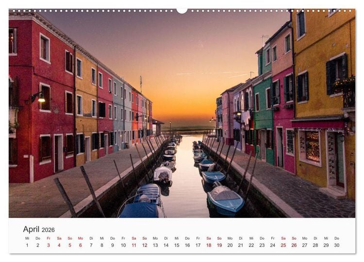 Produktbild: Italien - einzigartige Motive (Wandkalender 2026 DIN A2 quer), CALVENDO Monatskalender