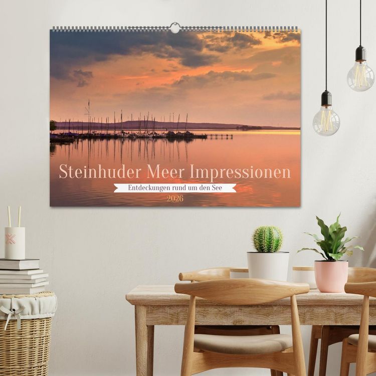 Produktbild: Steinhuder Meer Impressionen (Wandkalender 2026 DIN A2 quer), CALVENDO Monatskalender