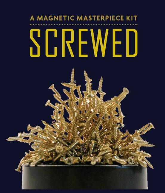 Produktbild: Screwed: A Magnetic Sculpture Kit [With 250 Tiny Metal Screws & Magnetic Base and Paperback Book]