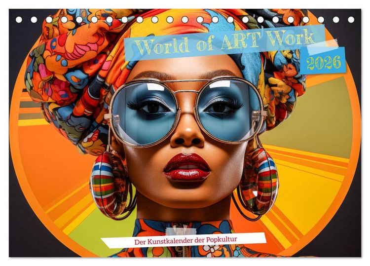 Produktbild: World of Art Work (Tischkalender 2026 DIN A5 quer), CALVENDO Monatskalender