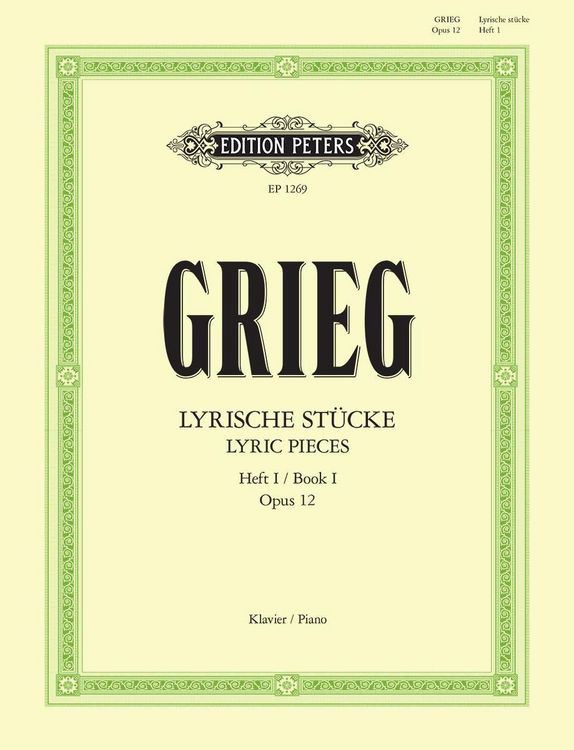 Produktbild: Lyrische St&uuml;cke op. 12