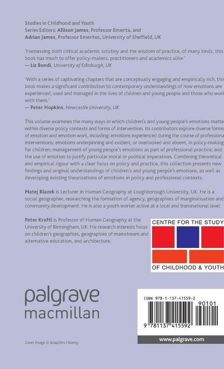 Produktbild: Children's Emotions in Policy and Practice