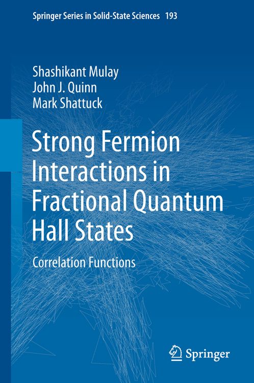 Produktbild: Strong Fermion Interactions in Fractional Quantum Hall States