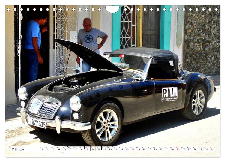 Produktbild: MGA Roadster - Filmstar auf R&auml;dern (Wandkalender 2026 DIN A4 quer), CALVENDO Monatskalender