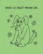 Produktbild: Humor Us Greeting Cards: Just For Laughs - Never lie about passing gas (Pack of 6)
