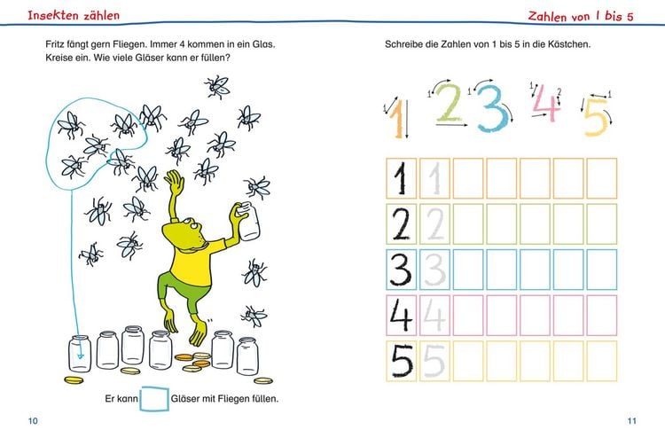 Produktbild: Schlau für die Schule: Mein kunterbuntes dickes Lernheft: Buchstaben und Zahlen
