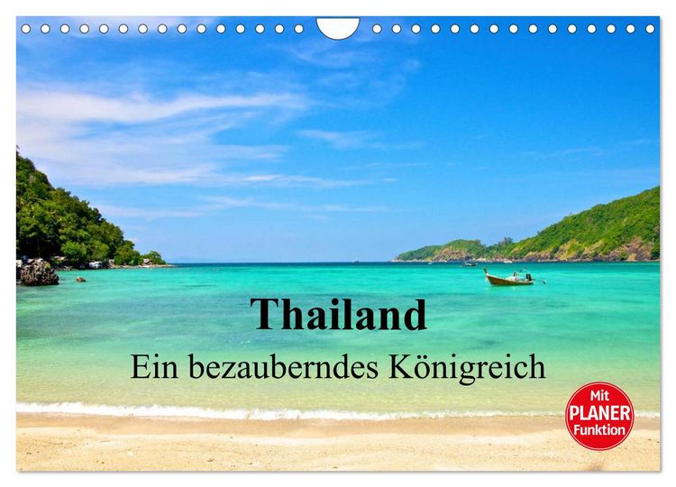 Produktbild: Thailand - Ein bezauberndes K&ouml;nigreich (Wandkalender 2026 DIN A4 quer), CALVENDO Monatskalender