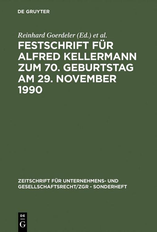 Produktbild: Festschrift f&uuml;r Alfred Kellermann zum 70. Geburtstag am 29. November 1990