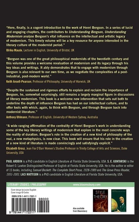 Produktbild: Understanding Bergson, Understanding Modernism