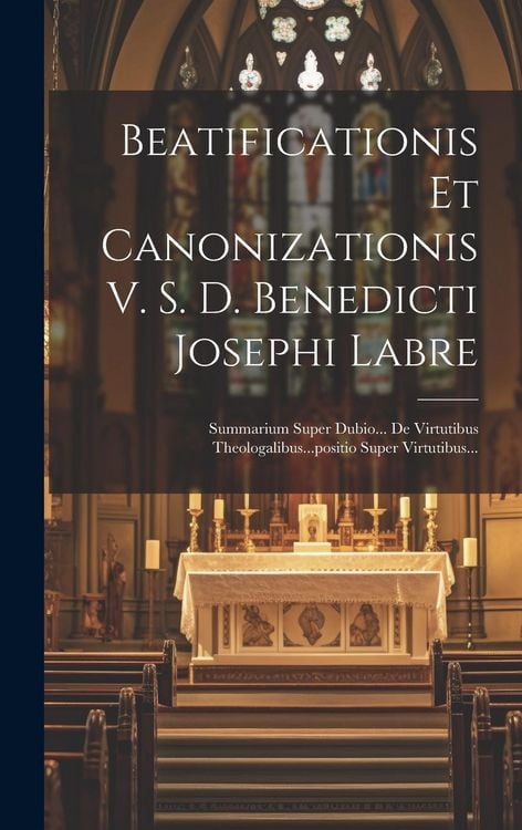 Produktbild: Beatificationis Et Canonizationis V. S. D. Benedicti Josephi Labre