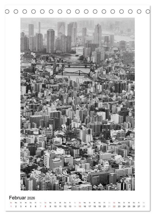 Produktbild: Tokyo - Bilder einer Stadt (Tischkalender 2026 DIN A5 hoch), CALVENDO Monatskalender