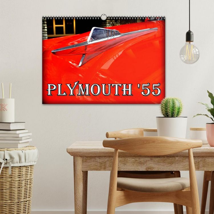 Produktbild: PLYMOUTH '55 (Wandkalender 2026 DIN A3 quer), CALVENDO Monatskalender