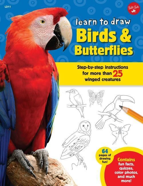 Produktbild: Learn to Draw Birds & Butterflies
