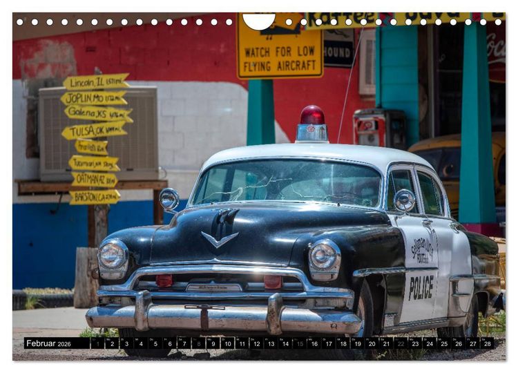 Produktbild: Go west Route 66 (Wandkalender 2026 DIN A4 quer), CALVENDO Monatskalender