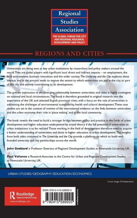 Produktbild: The University and the City