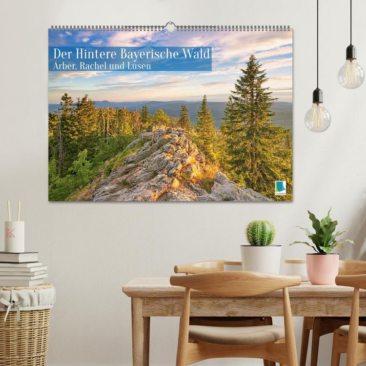 Produktbild: Arber, Rachel und Lusen: Der Hintere Bayerische Wald (Wandkalender 2026 DIN A2 quer), CALVENDO Monatskalender