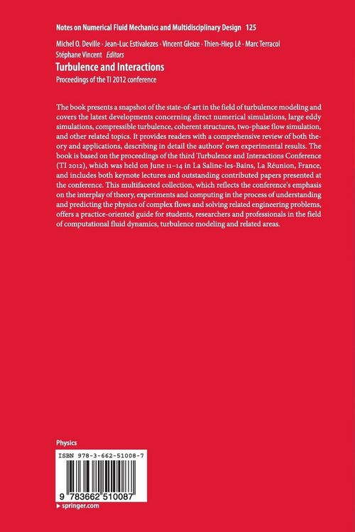Produktbild: Turbulence and Interactions