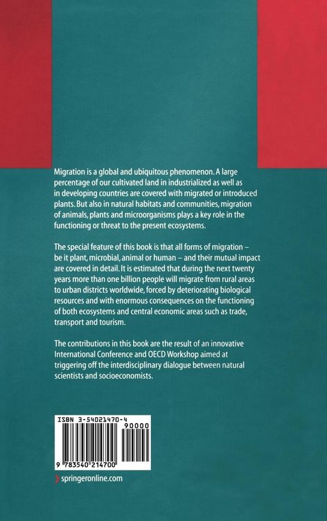 Produktbild: Biological Resources and Migration