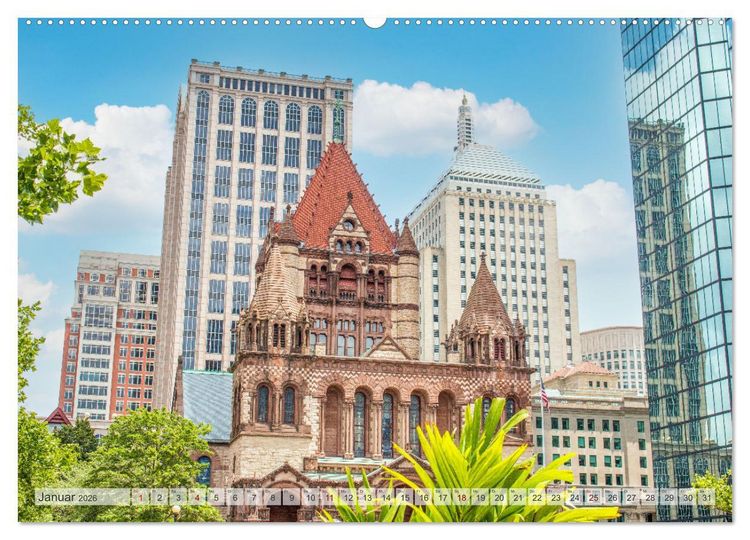 Produktbild: Boston - Impressionen (Wandkalender 2026 DIN A2 quer), CALVENDO Monatskalender