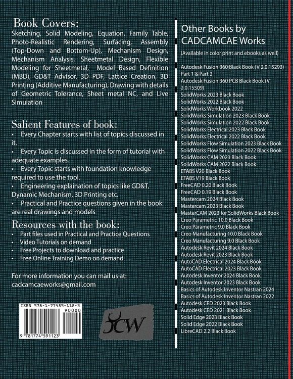 Produktbild: Creo Parametric 10.0 Black Book