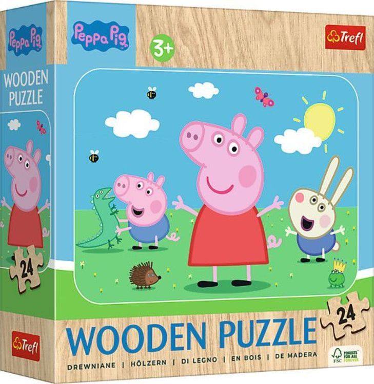Produktbild: Holz Puzzle Junior 24 - Peppa Pig