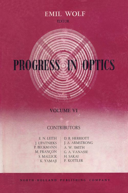 Produktbild: Progress in Optics