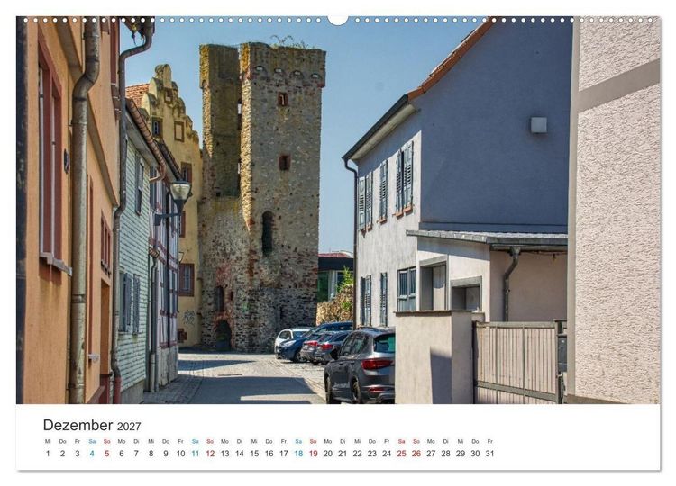 Produktbild: Babenhausen - Sch&ouml;ne Ecken und erstaunliche Besonderheiten (hochwertiger Premium Wandkalender 2027 DIN A2 quer), Kunstdruck in Hochglanz