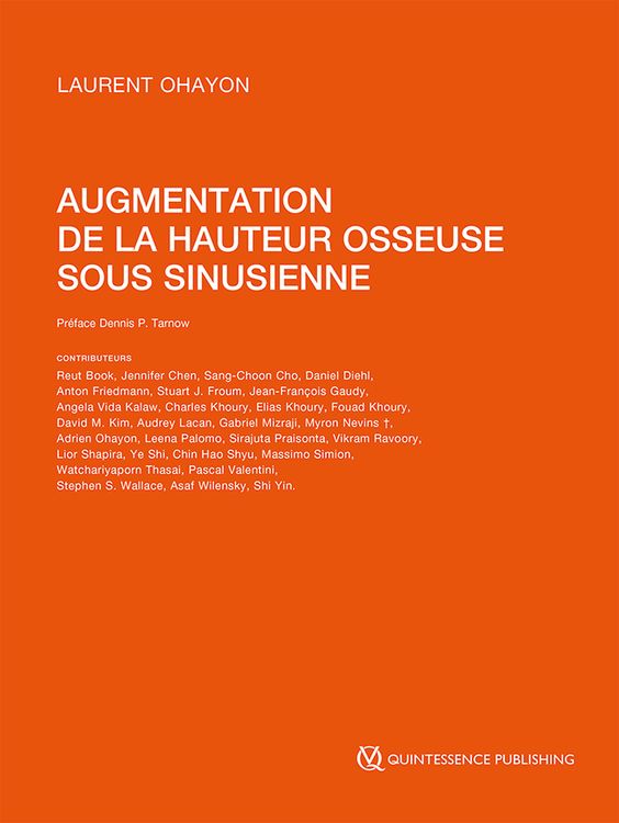 Produktbild: Augmentation de la hauteur osseuse sous sinusienne