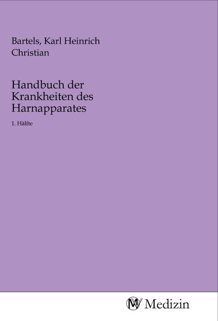 Produktbild: Handbuch der Krankheiten des Harnapparates