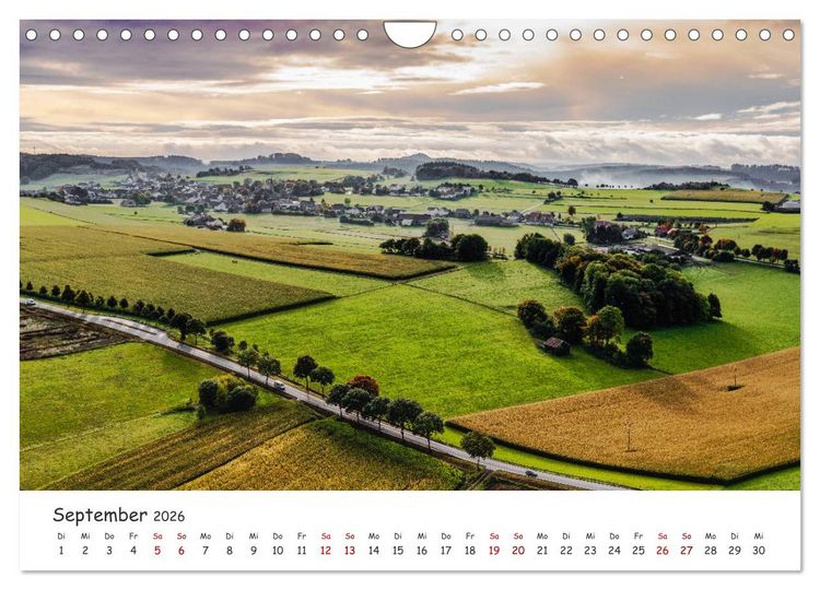 Produktbild: Das Sauerland bei Brilon aus der Vogelperspektive (Wandkalender 2026 DIN A4 quer), CALVENDO Monatskalender