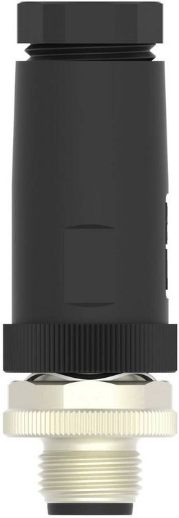 Produktbild: TE Connectivity T4111402041-000 Sensor-/Aktor-Steckverbinder, unkonfektioniert M12 Stecker, gerade Polzahl Sensoren: 4 1 St.