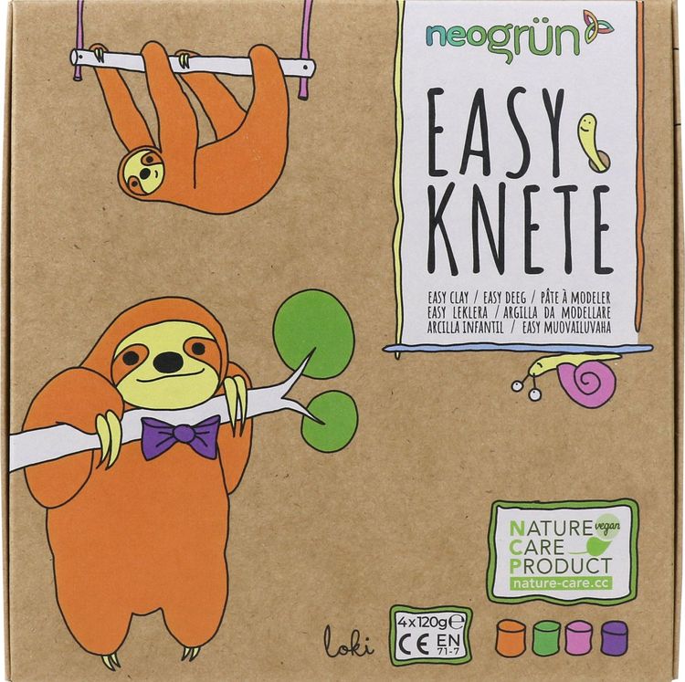 Neogrün Easy-Knete 4er Set Loki