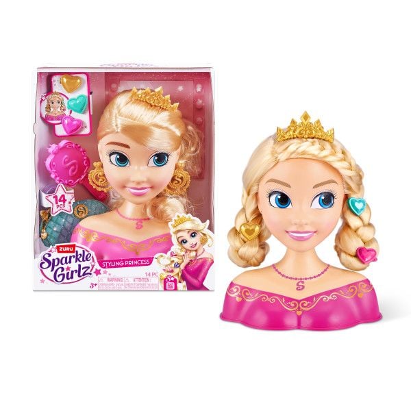 Produktbild: Sparkle Girlz - Frisierkopf blonde Haare