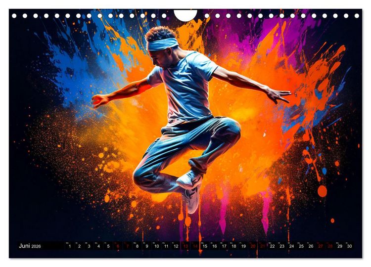 Produktbild: Color Dance Art (Wandkalender 2026 DIN A4 quer), CALVENDO Monatskalender