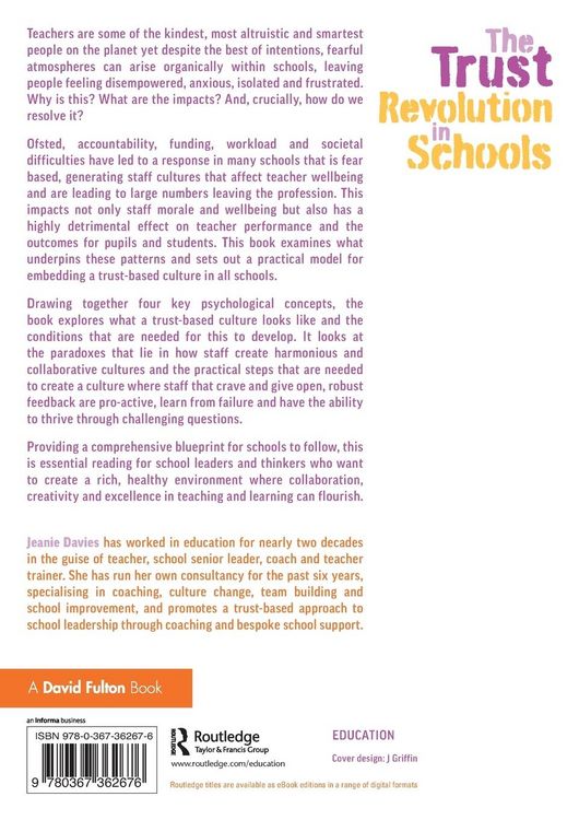 Produktbild: The Trust Revolution in Schools