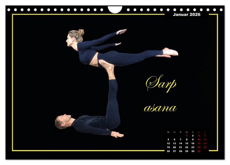 Produktbild: Yoga - Asana (Wandkalender 2026 DIN A4 quer), CALVENDO Monatskalender