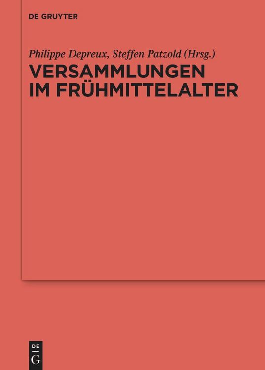 Produktbild: Versammlungen im Fr&uuml;hmittelalter
