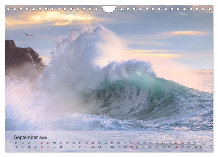 Produktbild: Wellen Konzert (Wandkalender 2026 DIN A4 quer), CALVENDO Monatskalender