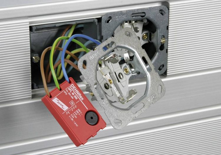 Produktbild: DEHN 924396 DFL M 255 Einbau-&Uuml;berspannungsschutz &Uuml;berspannungsschutz f&uuml;r: Abzweigdosen 3 kA 1 St.