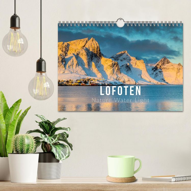 Produktbild: Lofoten. Nature Water Light (Wall Calendar 2026 DIN A4 landscape), CALVENDO 12 Month Wall Calendar