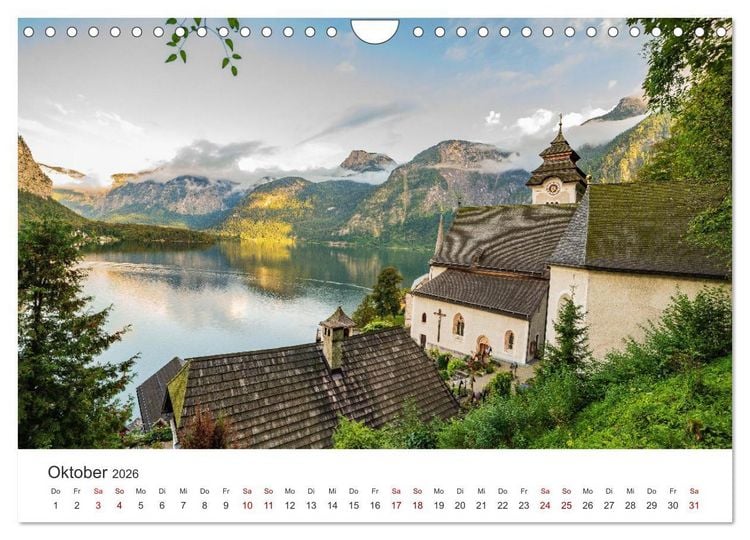Produktbild: &Ouml;sterreich - Einzigartige Landschaften im Land der Berge. (Wandkalender 2026 DIN A4 quer), CALVENDO Monatskalender