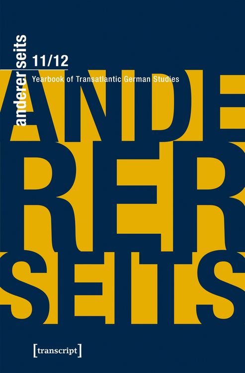 Produktbild: Andererseits - Yearbook of Transatlantic German Studies
