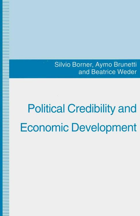 Produktbild: Political Credibility and Economic Development