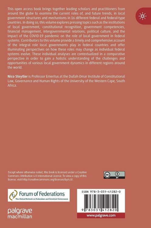 Produktbild: The Forum of Federations Handbook on Local Government in Federal Systems