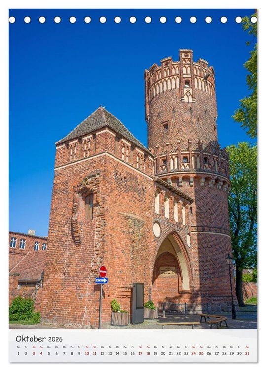 Produktbild: Tangerm&uuml;nde - Historische Altstadt an der Elbe (Tischkalender 2026 DIN A5 hoch), CALVENDO Monatskalender