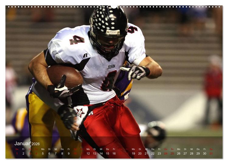 Produktbild: American Football - Touchdown (Wandkalender 2026 DIN A2 quer), CALVENDO Monatskalender