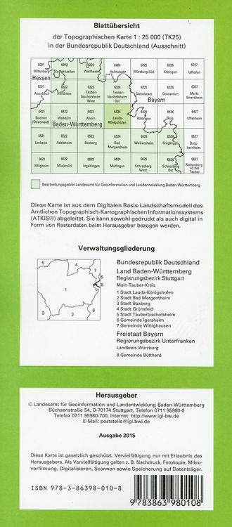Produktbild: 25T 6424 Lauda-K&ouml;nigshof