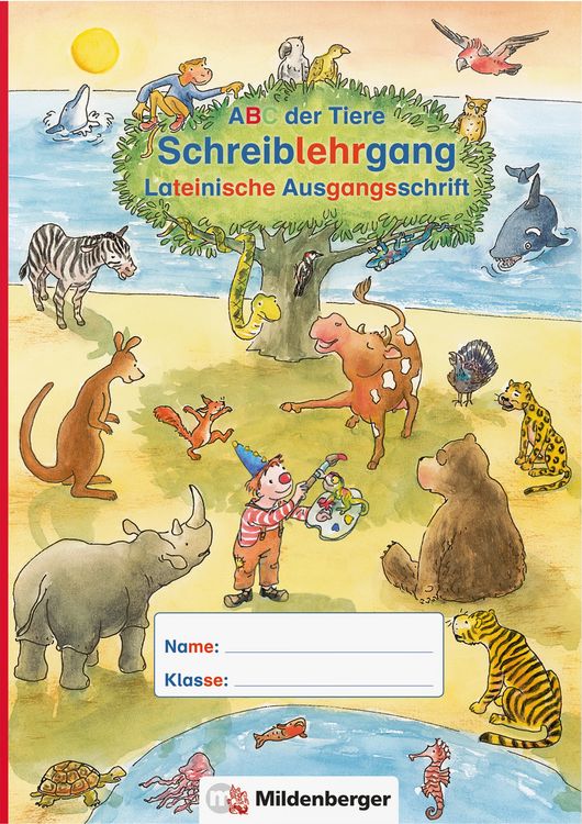 ABC der Tiere 1 - Arbeitsheft Druckschrift, Teil A und B